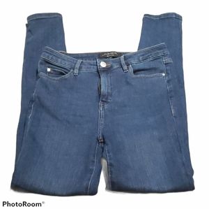 RW&co high rise medium wash skinny jeans size 27